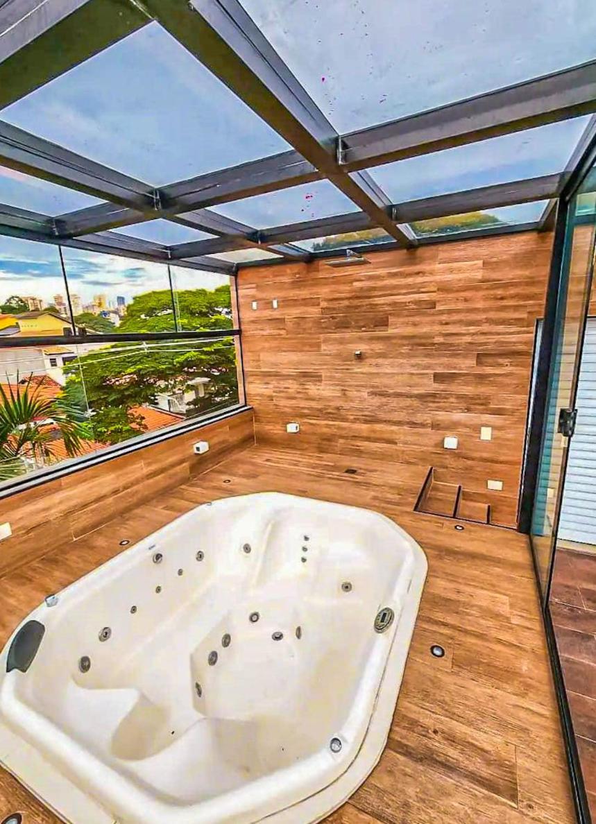 Вилла Cobertura Triplex De Luxo Com Jacuzzi Сан-Пауло Экстерьер фото